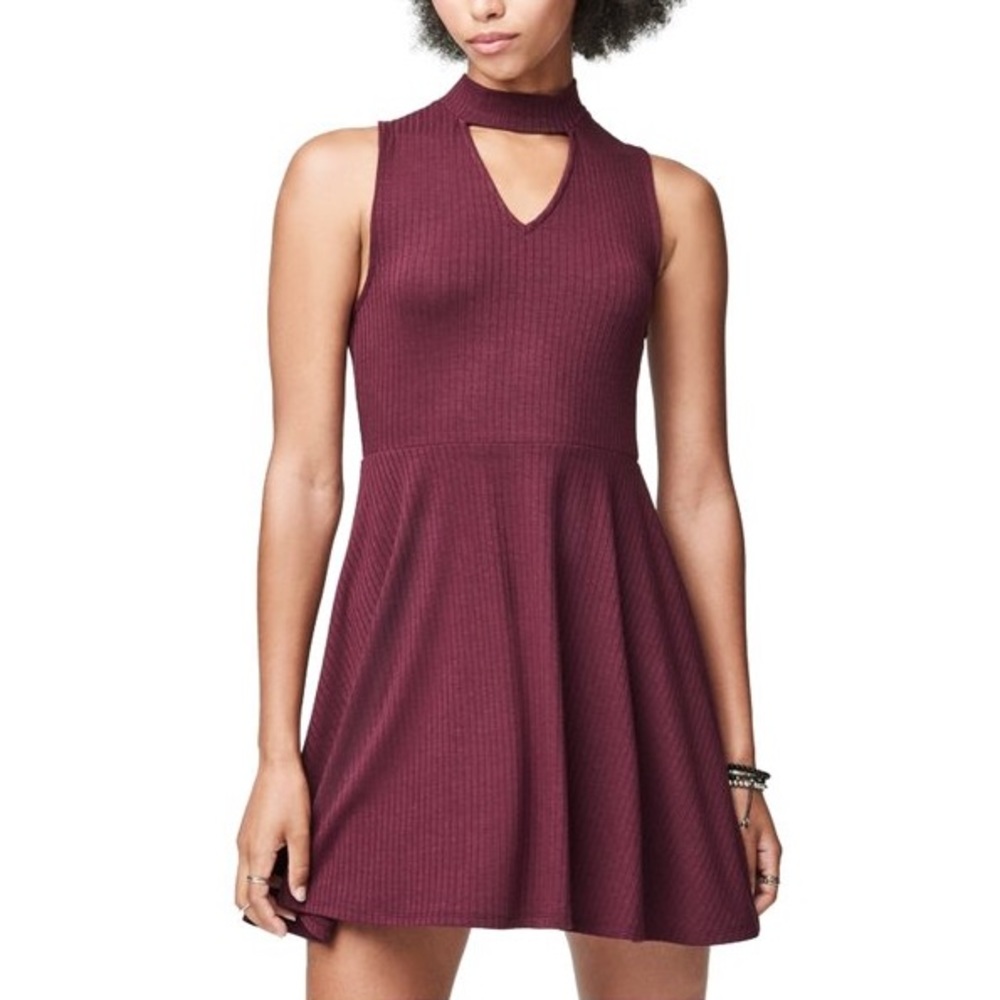 Aeropostale High Neck Skater Dress